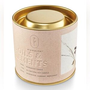 Elemental Rosewood Cassis Soy Candle